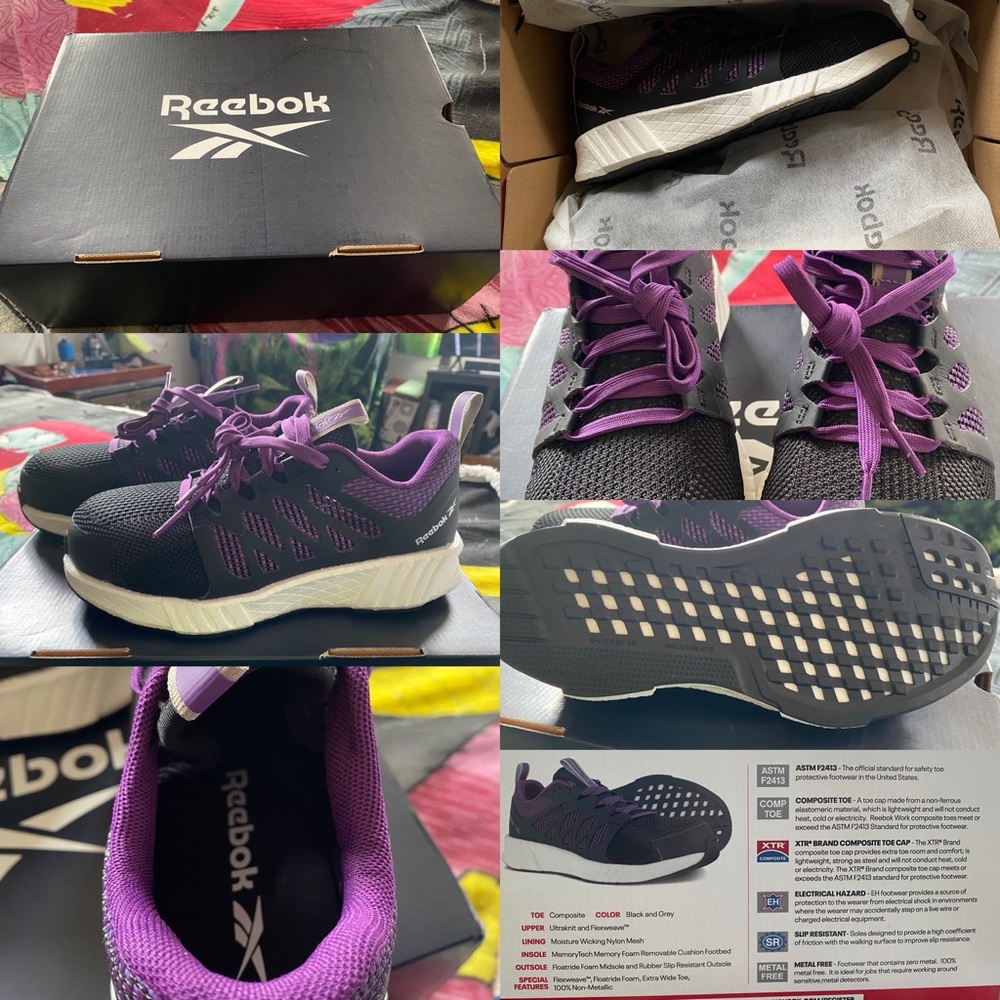 BRAND NEW Reebok Composite Toe Womens Sneaker